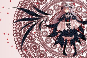 Rating: Safe Score: 0 Tags: 1girl bad_id bad_pixiv_id dress flower frills hairband image lolita_fashion long_hair petals pink_eyes red_eyes rose rose_petals rozen_maiden silver_hair solo suigintou ushi_(ushi_manji) User: admin