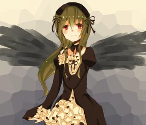 Rating: Safe Score: 0 Tags: 1girl argyle argyle_background argyle_legwear board_game checkered checkered_background checkered_floor checkered_kimono chess_piece dress frills green_hair hairband image long_hair long_sleeves perspective red_eyes ribbon smile solo suigintou tile_floor tiles vanishing_point wings User: admin