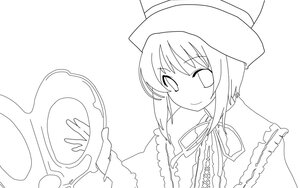 Rating: Safe Score: 0 Tags: 1girl bangs blush closed_mouth eyebrows_visible_through_hair frills greyscale hat image long_sleeves monochrome ribbon short_hair smile solo souseiseki User: admin