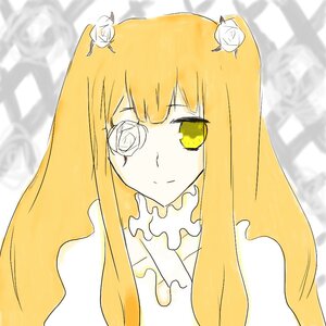 Rating: Safe Score: 0 Tags: 1girl bangs blonde_hair blurry closed_mouth crown hair_ornament image kirakishou long_hair looking_at_viewer mini_crown solo yellow_eyes User: admin