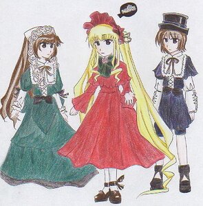 Rating: Safe Score: 0 Tags: 3girls blonde_hair blue_eyes blush bow brown_hair dress hat image long_hair long_sleeves looking_at_viewer multiple multiple_girls red_dress shinku short_hair siblings sisters souseiseki suigintou suiseiseki tagme top_hat very_long_hair User: admin
