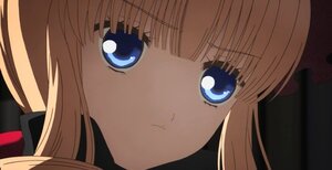 Rating: Safe Score: 0 Tags: 1girl bangs black_bow blonde_hair blue_eyes blunt_bangs bow close-up closed_mouth eyebrows_visible_through_hair face hair_bow image long_hair looking_at_viewer portrait shinku solo User: admin