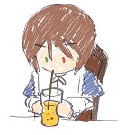 Rating: Explicit Score: 0 Tags: 1boy 1girl bangs brown_hair image mosaic_censoring open_mouth pixel_art simple_background solo souseiseki white_background white_shirt User: admin