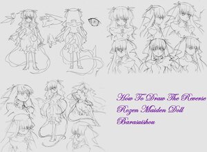 Rating: Safe Score: 0 Tags: 6+girls barasuishou bare_shoulders greyscale hair_ribbon image kaname_madoka lineart long_hair monochrome multiple_girls ribbon sketch solo thighhighs two_side_up ultimate_madoka very_long_hair weapon User: admin