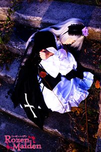 Rating: Safe Score: 0 Tags: 1girl dress flower frilled_sleeves frills hairband long_sleeves solo suigintou User: admin