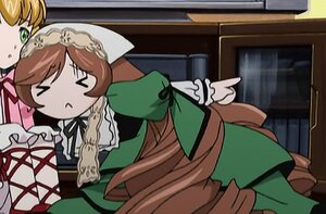 Rating: Safe Score: 0 Tags: 2girls :< >_< blonde_hair blush blush_stickers brown_hair closed_eyes dress frills green_dress green_eyes head_scarf hina_ichigo image long_hair long_sleeves multiple_girls ribbon siblings sisters solo suiseiseki very_long_hair User: admin
