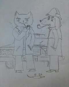 Rating: Safe Score: 0 Tags: 2boys hat kunkun pair sketch traditional_media User: admin