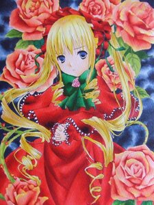 Rating: Safe Score: 0 Tags: 1girl blonde_hair blue_eyes bow bowtie dress drill_hair flower green_bow green_neckwear image long_hair long_sleeves looking_at_viewer marker_(medium) millipen_(medium) pink_flower pink_rose red_dress red_flower red_rose ringlets rose shinku sidelocks solo traditional_media twin_drills very_long_hair watercolor_(medium) User: admin