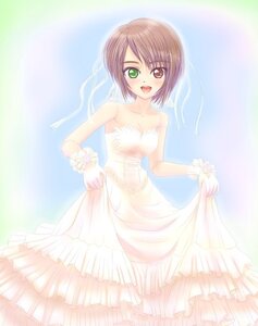 Rating: Safe Score: 0 Tags: 1girl :d artist_request bare_shoulders bride brown_hair dress frills gloves green_eyes heterochromia image open_mouth photoshop_(medium) rozen_maiden short_hair smile solo souseiseki standing strapless strapless_dress suiseiseki wedding_dress white_dress User: admin