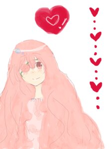 Rating: Safe Score: 0 Tags: 1girl blush hair_over_one_eye heart image kirakishou long_hair looking_at_viewer megurine_luka pink_hair red_eyes smile solo spoken_heart striped vertical_stripes User: admin