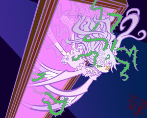 Rating: Safe Score: 0 Tags: 1girl dress flower frills gloves hair_flower image kirakishou long_hair rose solo thorns vines wings yellow_eyes User: admin
