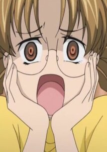 Rating: Safe Score: 0 Tags: bangs blush brown_eyes brown_hair close-up eyebrows_visible_through_hair hands_on_own_face human open_mouth sakurada_nori screenshot simple_background solo tears User: admin
