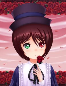Rating: Safe Score: 0 Tags: black_flower black_rose blue_rose blush bouquet brown_hair camellia flower green_eyes hat heterochromia holding_flower image orange_flower petals pink_flower pink_rose purple_rose red_eyes red_flower red_rose ribbon rose rose_petals short_hair solo souseiseki spider_lily suiseiseki thorns white_rose yellow_flower yellow_rose User: admin