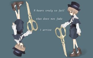 Rating: Safe Score: 0 Tags: 1girl ankle_boots black_headwear boots brown_footwear brown_hair hat holding image long_sleeves red_eyes shoes short_hair shorts simple_background solo souseiseki standing top_hat User: admin