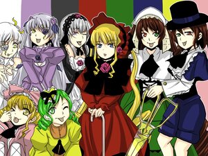 Rating: Safe Score: 0 Tags: 6+girls :p :q ;p blonde_hair bow dress drill_hair eyepatch frills green_eyes green_hair hairband hat head_scarf heterochromia hina_ichigo image kanaria long_hair long_sleeves multiple multiple_girls one_eye_closed pink_bow shinku short_hair siblings silver_hair sisters souseiseki suigintou suiseiseki tagme tongue tongue_out twins twintails wings yellow_eyes User: admin