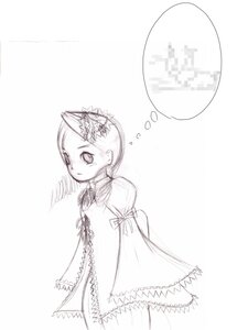 Rating: Safe Score: 0 Tags: 1girl blush dress greyscale image kanaria long_sleeves monochrome solo standing User: admin