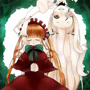 Rating: Safe Score: 0 Tags: 2girls blonde_hair bow closed_eyes dress forest green_bow green_neckwear image kirakishou long_hair long_sleeves multiple_girls nature pair red_dress shinku smile tree twintails very_long_hair User: admin