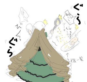 Rating: Safe Score: 0 Tags: 2girls auto_tagged dress food green_dress image long_hair long_sleeves multiple_girls short_hair solo suiseiseki surprised very_long_hair User: admin