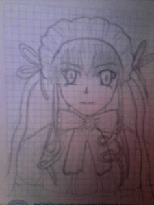 Rating: Safe Score: 0 Tags: 1girl image looking_at_viewer maid_headdress monochrome shinku solo User: admin