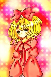 Rating: Safe Score: 0 Tags: 1girl blonde_hair bow dress frills green_eyes hair_bow hina_ichigo hinaichigo image juliet_sleeves long_sleeves looking_at_viewer puffy_sleeves red_bow short_hair smile solo User: admin