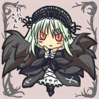 Rating: Safe Score: 0 Tags: 1girl bangs black_dress blush_stickers chibi dress green_hair image long_hair long_sleeves mosaic_censoring red_eyes solo suigintou User: admin