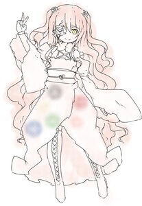 Rating: Safe Score: 0 Tags: 1girl boots cross-laced_footwear dress flower full_body hair_ornament hijiri_byakuren image kirakishou long_hair long_sleeves obi sash smile solo v wavy_hair wide_sleeves yellow_eyes User: admin