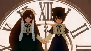 Rating: Safe Score: 0 Tags: 2girls black_ribbon blue_eyes brown_hair dress frills hat heterochromia image long_sleeves looking_at_viewer multiple_girls pair red_eyes ribbon short_hair siblings sisters smile souseiseki suiseiseki symmetry twins User: admin