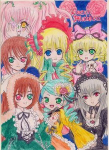 Rating: Safe Score: 0 Tags: 6+girls :d blonde_hair blue_eyes bonnet bow brown_hair dress flower frills green_eyes hairband hat heterochromia hina_ichigo image kanaria long_hair long_sleeves looking_at_viewer multiple multiple_girls open_mouth pink_bow pink_hair red_eyes rose shinku short_hair siblings silver_hair sisters smile souseiseki suigintou suiseiseki tagme traditional_media twins twintails very_long_hair User: admin