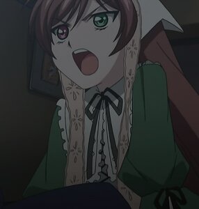 Rating: Safe Score: 0 Tags: 1girl auto_tagged bangs black_ribbon brown_hair dress frills green_dress green_eyes heterochromia image long_hair long_sleeves open_mouth ribbon solo suiseiseki upper_body User: admin