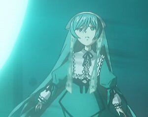 Rating: Safe Score: 0 Tags: 1girl aqua_theme blue_theme dress frills image long_hair monochrome neck_ribbon ribbon simple_background solo suiseiseki very_long_hair User: admin