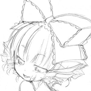 Rating: Safe Score: 0 Tags: 1girl greyscale hinaichigo image monochrome short_hair simple_background sketch smile solo white_background User: admin