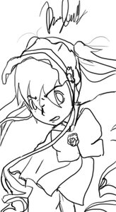 Rating: Safe Score: 0 Tags: 1girl auto_tagged dress flower greyscale image long_hair long_sleeves looking_at_viewer monochrome rose shinku signature simple_background solo white_background User: admin