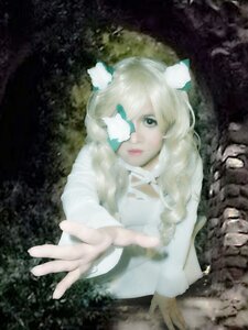 Rating: Safe Score: 0 Tags: 1girl animal_ears blonde_hair blurry choker depth_of_field kirakishou lips long_hair looking_at_viewer outstretched_arm outstretched_hand reaching_out realistic solo tree upper_body User: admin