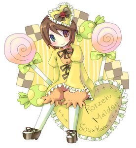 Rating: Safe Score: 0 Tags: 1girl blush brown_hair candy costume_switch dress food frills gift green_eyes heterochromia image lollipop long_sleeves pantyhose puffy_sleeves ribbon solo swirl_lollipop white_legwear User: admin