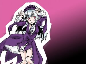 Rating: Safe Score: 0 Tags: 1girl bangs caramelldansen dress flower frilled_sleeves frills hairband image juliet_sleeves long_hair long_sleeves looking_at_viewer osakana_(denpa_yun'yun) parody popotan purple_dress purple_flower red_eyes rose rozen_maiden silver_hair solo suigintou wings User: admin