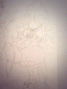 Rating: Safe Score: 0 Tags: 1girl flandre_scarlet image long_sleeves monochrome shinku skirt solo traditional_media User: admin