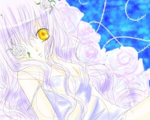 Rating: Safe Score: 0 Tags: 1girl bangs dress flower image kirakishou long_hair parted_lips rose solo white_flower white_rose yellow_eyes yellow_rose User: admin