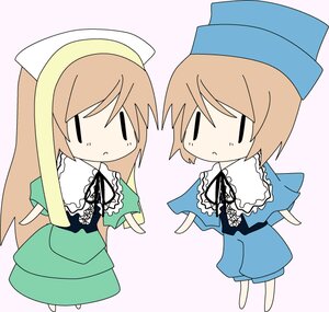 Rating: Safe Score: 0 Tags: 2girls :< blue_dress brown_hair chibi dress green_dress hat image long_hair multiple_girls pair short_hair siblings sisters solid_oval_eyes souseiseki suiseiseki twins |_| User: admin