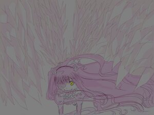 Rating: Safe Score: 0 Tags: 1girl dress feathered_wings hair_over_one_eye image kirakishou long_hair looking_at_viewer pink_hair solo ultimate_madoka very_long_hair wings yellow_eyes User: admin
