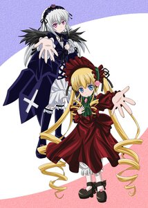 Rating: Safe Score: 0 Tags: 2girls auto_tagged black_wings blonde_hair bloomers blue_eyes bonnet bow dress drill_hair frills hairband image long_hair long_sleeves looking_at_viewer multiple_girls outstretched_arm outstretched_hand pair reaching red_dress shinku silver_hair suigintou twin_drills twintails very_long_hair wings User: admin