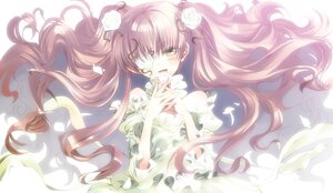 Rating: Safe Score: 0 Tags: 1girl 2girls bad_id bad_pixiv_id bare_shoulders brown_hair bun-o double_bun dress eyepatch flower frills green_eyes hair_flower hair_ornament image kirakishou long_hair multiple_girls petals photoshop_(medium) pink_hair rose rozen_maiden solo twintails very_long_hair wavy_hair white_flower white_rose User: admin