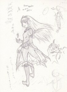 Rating: Safe Score: 0 Tags: 1girl boots dress frills full_body greyscale image knee_boots long_hair long_sleeves looking_at_viewer monochrome sketch solo standing suigintou User: admin