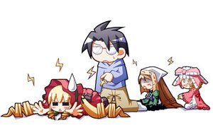 Rating: Safe Score: 0 Tags: 1boy 2girls 3girls artist_request black_hair blonde_hair blush bonnet bow chibi dress drill_hair glasses heterochromia hina_ichigo hood image long_hair long_sleeves multiple multiple_girls open_mouth pink_bow rozen_maiden sakurada_jun shinku sparkle suiseiseki tagme twin_drills User: admin