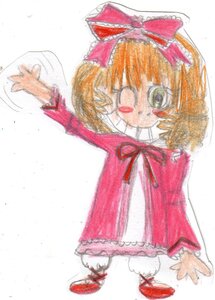 Rating: Safe Score: 0 Tags: 1girl auto_tagged bow dress frills full_body hina_ichigo hinaichigo image long_sleeves one_eye_closed pink_bow red_bow ribbon short_hair simple_background solo underwear white_background User: admin