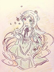 Rating: Safe Score: 0 Tags: 1girl :d blush capelet dress eyebrows_visible_through_hair fur_trim green_eyes heterochromia image long_hair long_sleeves looking_at_viewer open_mouth red_eyes ribbon smile solo suiseiseki traditional_media very_long_hair User: admin