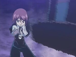 Rating: Safe Score: 0 Tags: 1girl black_dress cowboy_shot dress image long_sleeves looking_at_viewer open_mouth outstretched_arm purple_hair solo souseiseki standing User: admin