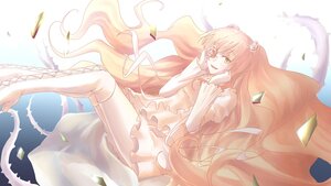 Rating: Safe Score: 0 Tags: 1girl blonde_hair boots dress hair_ornament image kirakishou knee_boots long_hair one_eye_closed pink_hair smile solo thigh_boots thighhighs very_long_hair white_footwear User: admin