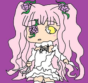 Rating: Safe Score: 0 Tags: 1girl dress flower hair_ornament image kirakishou long_hair oekaki pink_hair purple_background rose simple_background solo thighhighs very_long_hair vines white_dress yellow_eyes User: admin