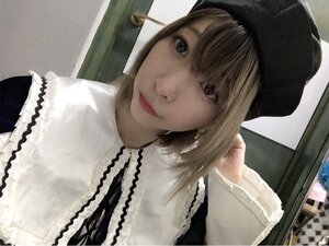 Rating: Safe Score: 0 Tags: 1girl bangs blonde_hair closed_mouth earrings frills hat jewelry lips looking_at_viewer photo realistic short_hair smile solo souseiseki upper_body User: admin