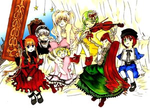 Rating: Safe Score: 0 Tags: 6+girls black_wings blonde_hair blue_eyes bow brown_hair dress frills hat heterochromia hina_ichigo image long_hair long_sleeves looking_at_viewer multiple multiple_girls pink_bow red_dress shinku siblings silver_hair sisters souseiseki suigintou suiseiseki tagme twins twintails very_long_hair wings User: admin